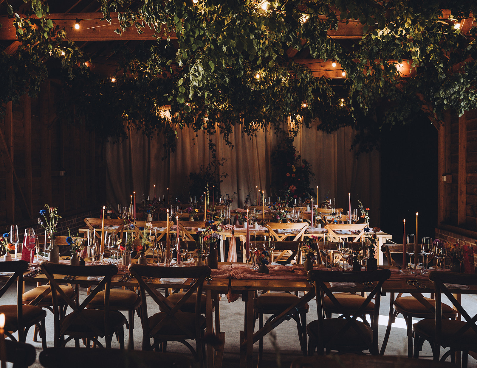 modern English woodland wedding with indian dress and vegan catering, images by Tom Keenan Photography based in Kent