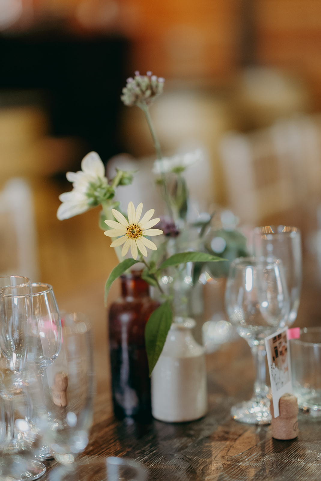 Photos from Tori and Dan's relaxed and natural wedding at Stock Farm Barn by Yorkshire photographer Joss Denham