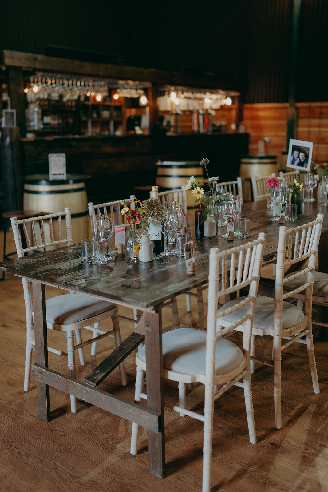 Photos from Tori and Dan's relaxed and natural wedding at Stock Farm Barn by Yorkshire photographer Joss Denham