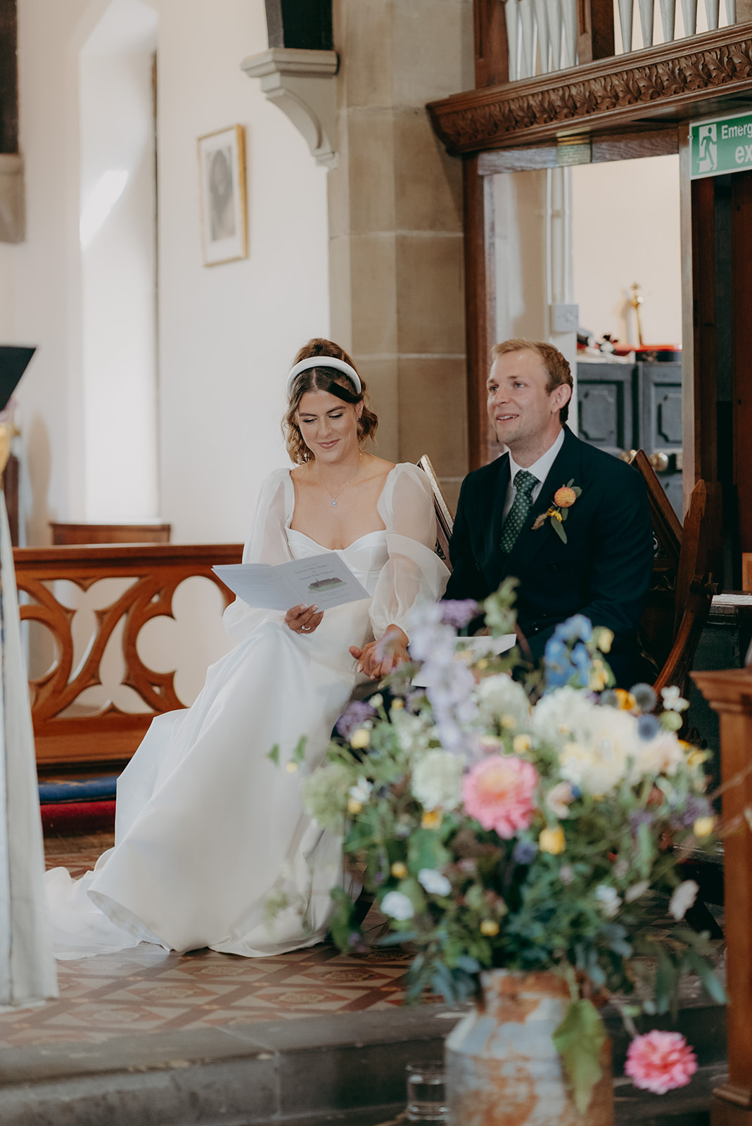 Photos from Tori and Dan's relaxed and natural wedding at Stock Farm Barn by Yorkshire photographer Joss Denham