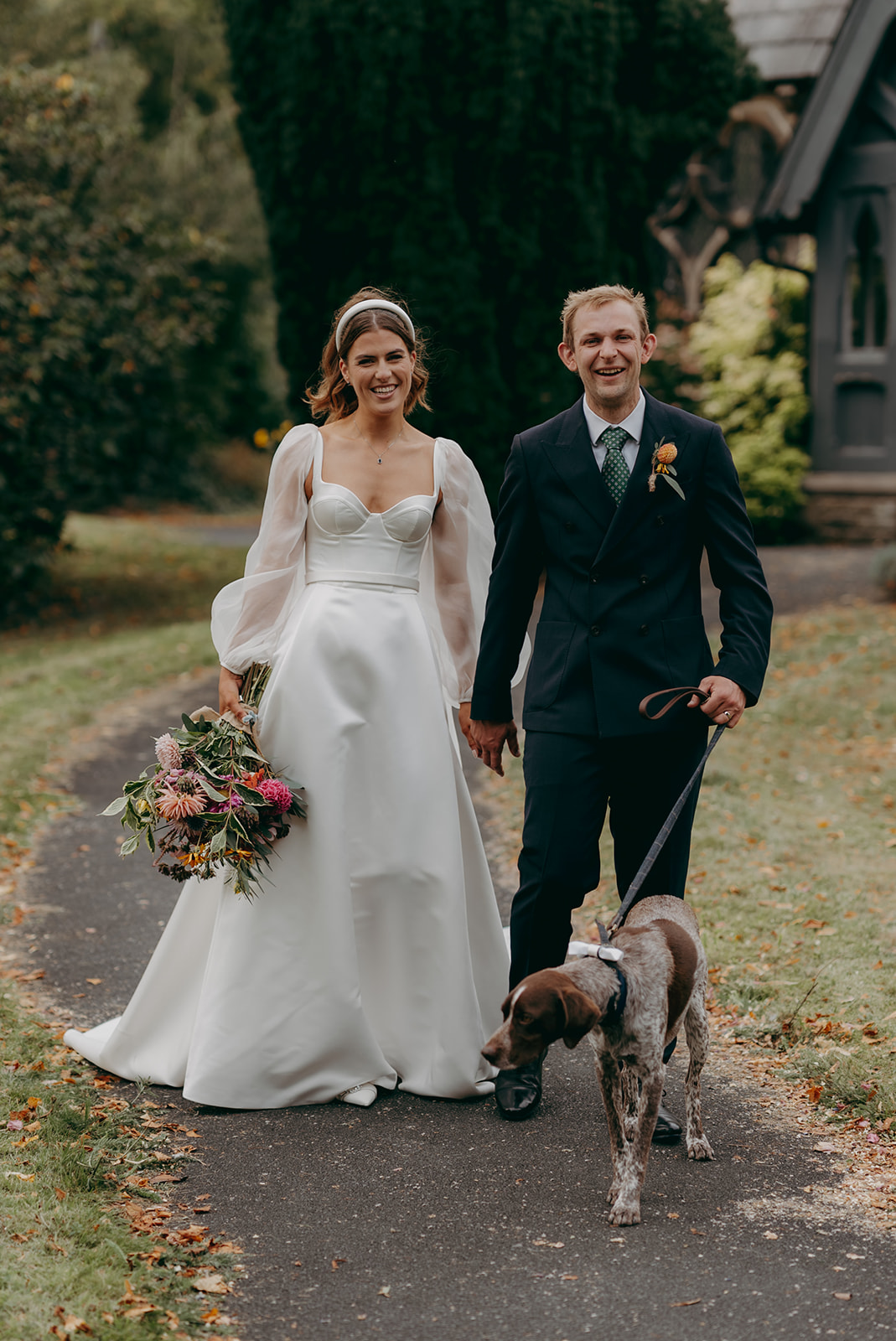 Photos from Tori and Dan's relaxed and natural wedding at Stock Farm Barn by Yorkshire photographer Joss Denham
