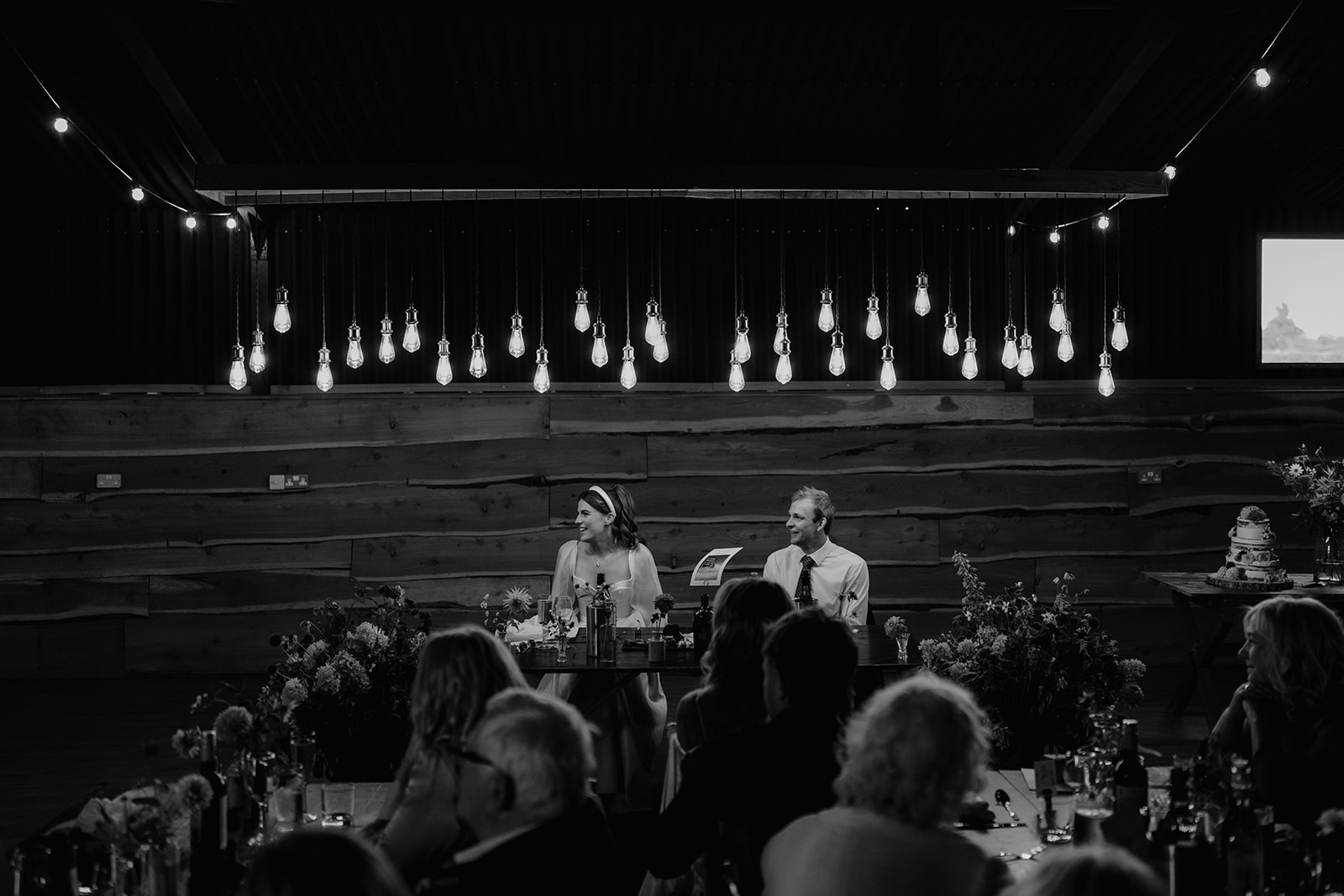 Photos from Tori and Dan's relaxed and natural wedding at Stock Farm Barn by Yorkshire photographer Joss Denham
