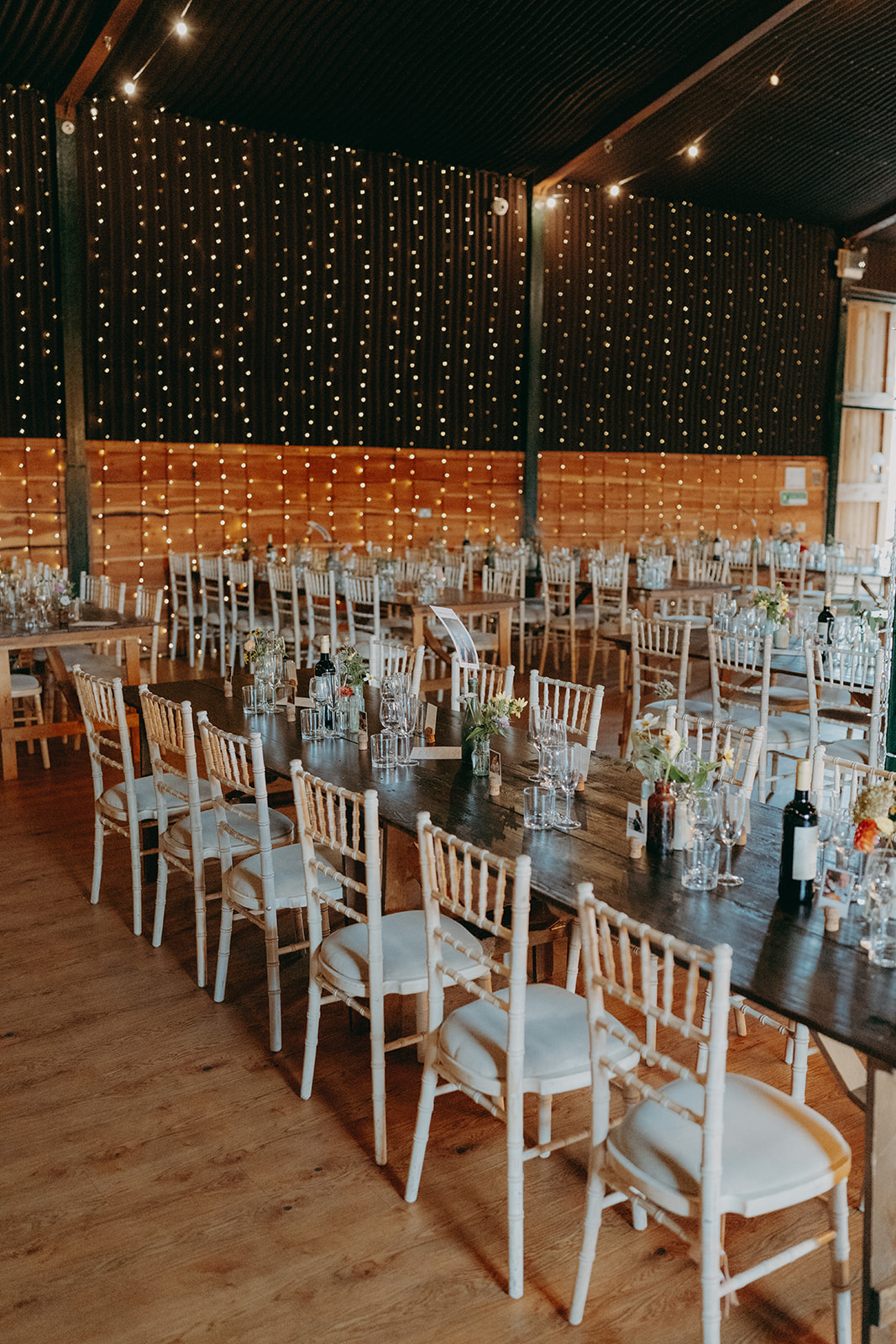 Photos from Tori and Dan's relaxed and natural wedding at Stock Farm Barn by Yorkshire photographer Joss Denham