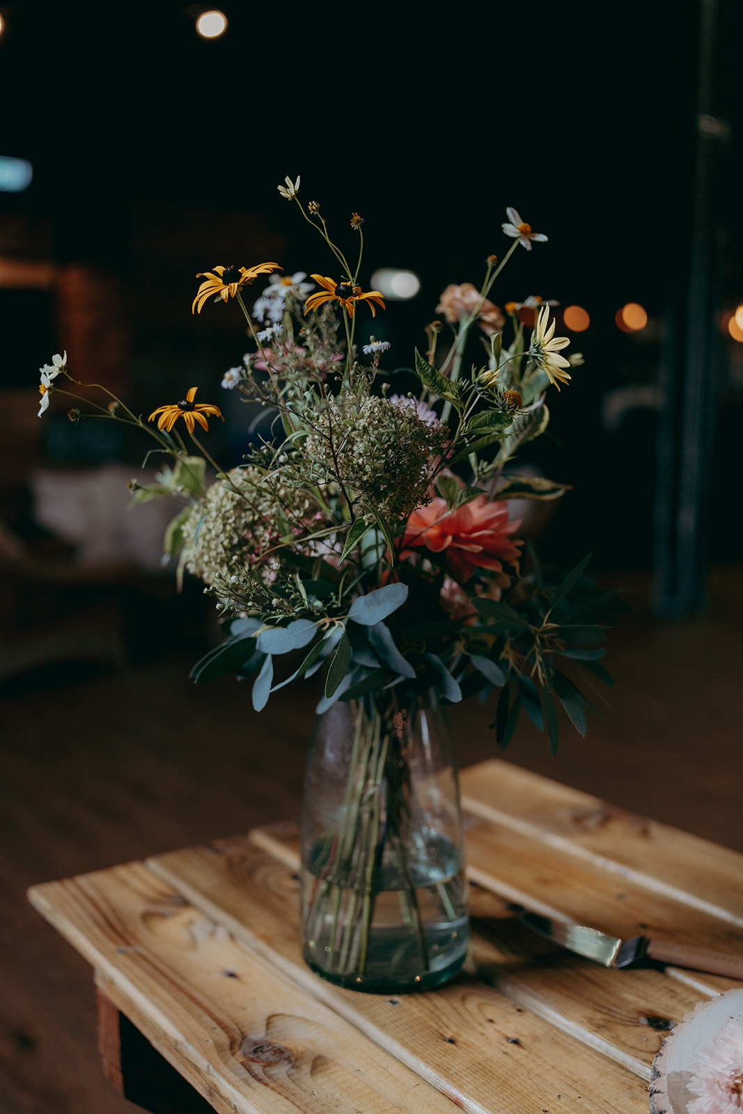 Photos from Tori and Dan's relaxed and natural wedding at Stock Farm Barn by Yorkshire photographer Joss Denham