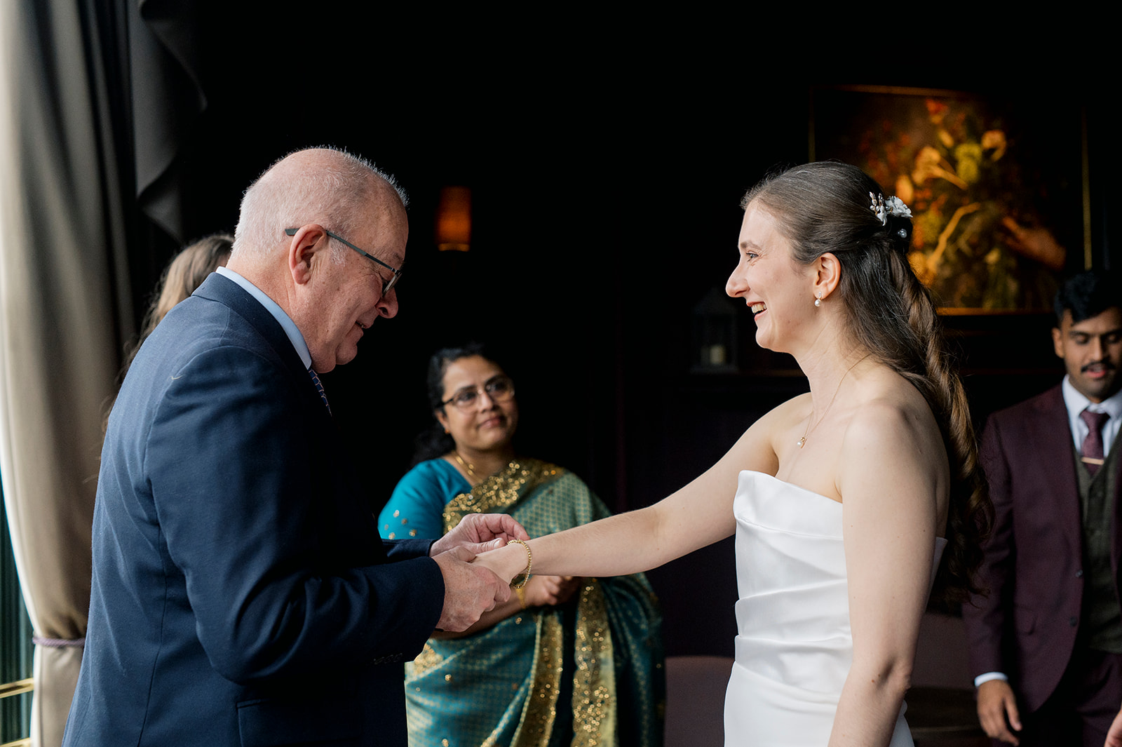 Scenes from a registry office wedding with photo locations around Bristol by Charlotte Sams Photography