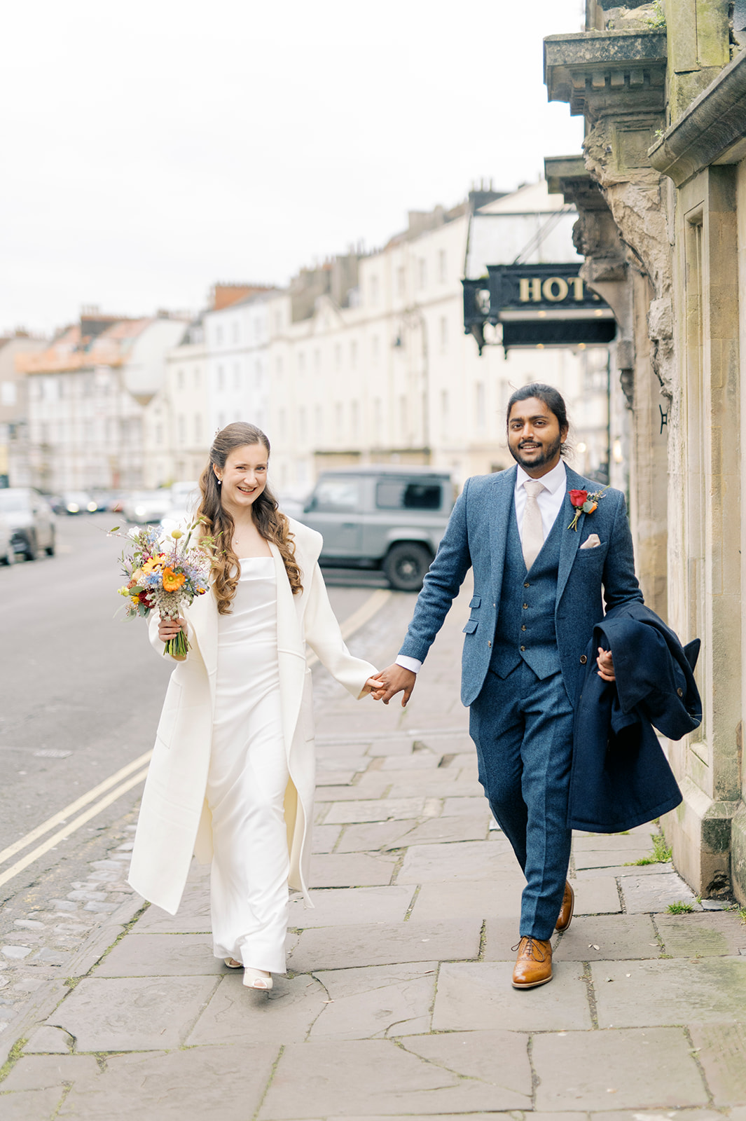 Scenes from a registry office wedding with photo locations around Bristol by Charlotte Sams Photography