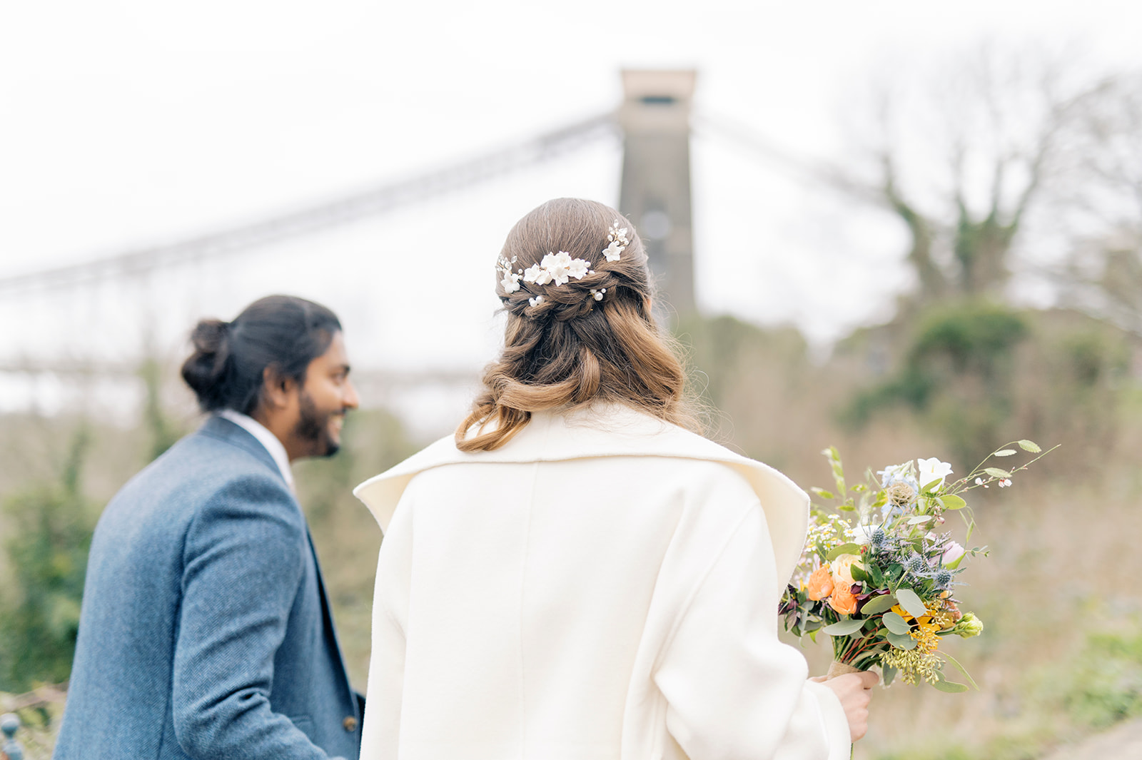 Scenes from a registry office wedding with photo locations around Bristol by Charlotte Sams Photography