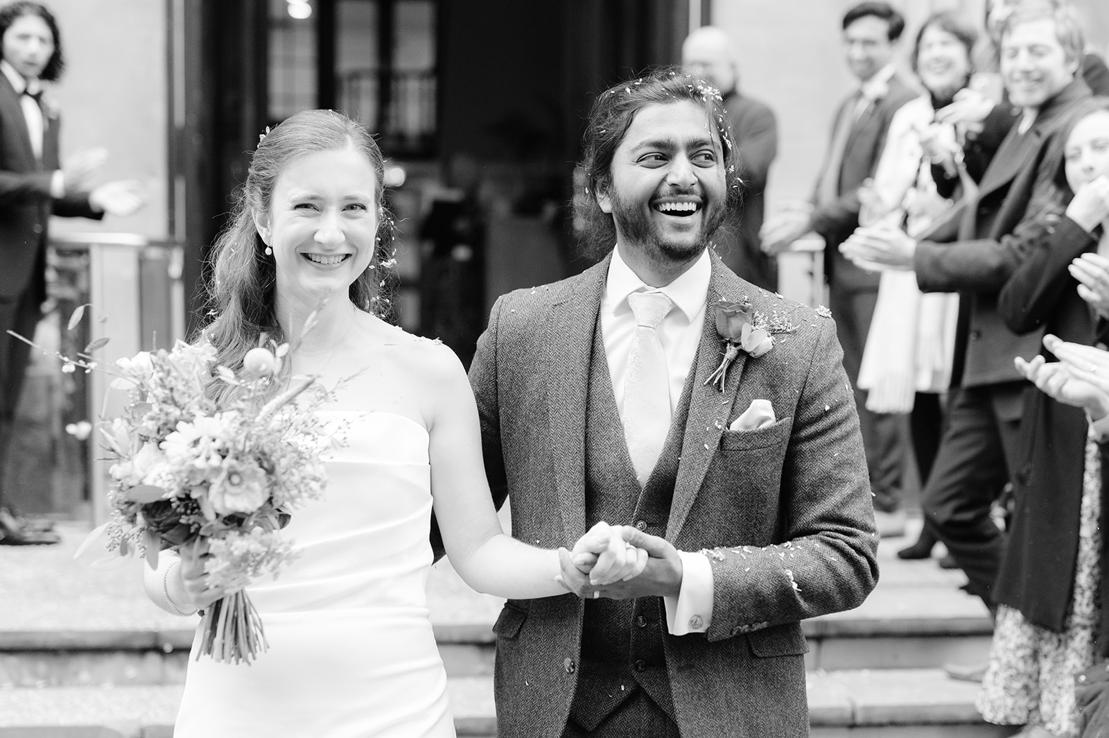 Scenes from a registry office wedding with photo locations around Bristol by Charlotte Sams Photography