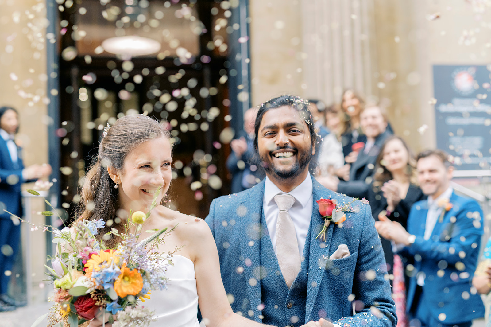 Scenes from a registry office wedding with photo locations around Bristol by Charlotte Sams Photography