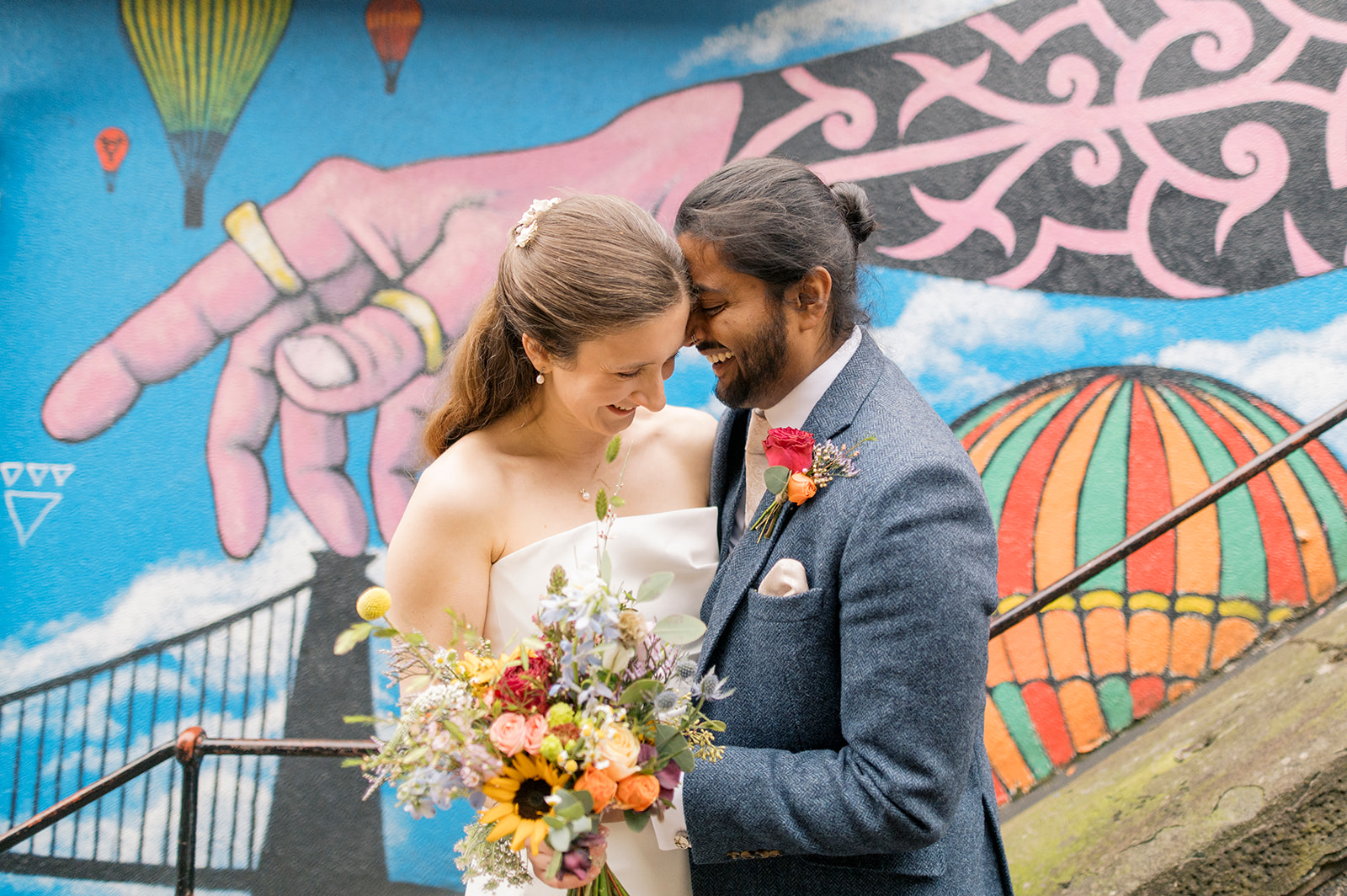 Scenes from a registry office wedding with photo locations around Bristol by Charlotte Sams Photography