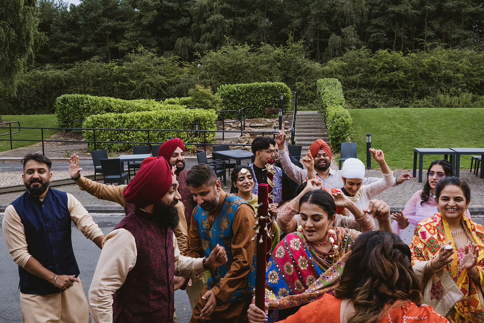 Peaceful, joyful and chaotic moments from a Sikh wedding in Newcastle UK with photographs by York Place Studios