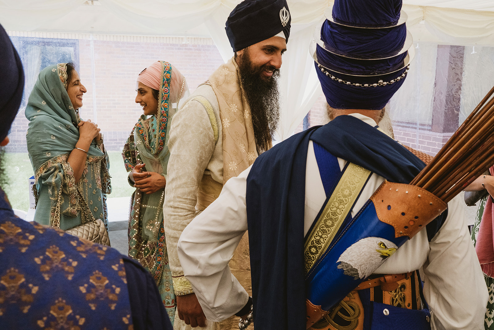 Peaceful, joyful and chaotic moments from a Sikh wedding in Newcastle UK with photographs by York Place Studios