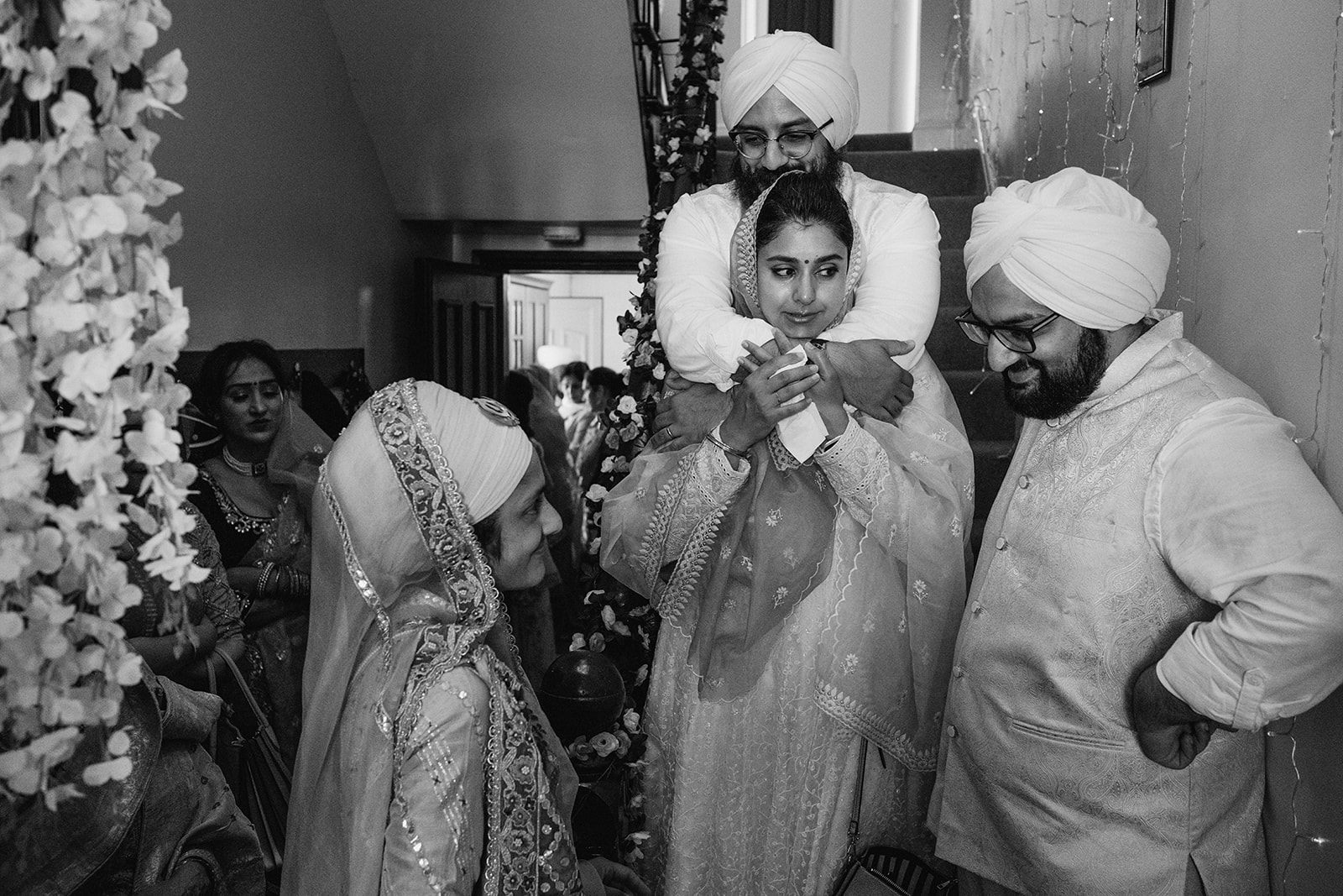 Peaceful, joyful and beautiful heartfelt natural moments from a Sikh wedding in Newcastle UK with photographs by York Place Studios