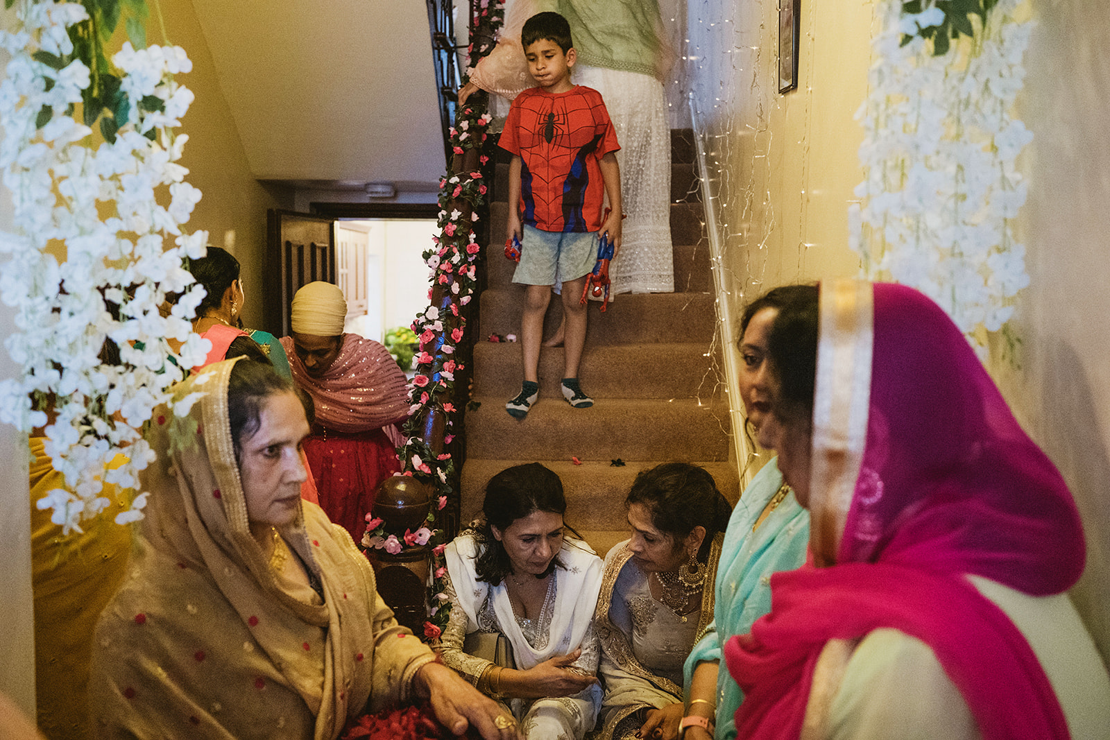 Peaceful, joyful and beautiful heartfelt natural moments from a Sikh wedding in Newcastle UK with photographs by York Place Studios