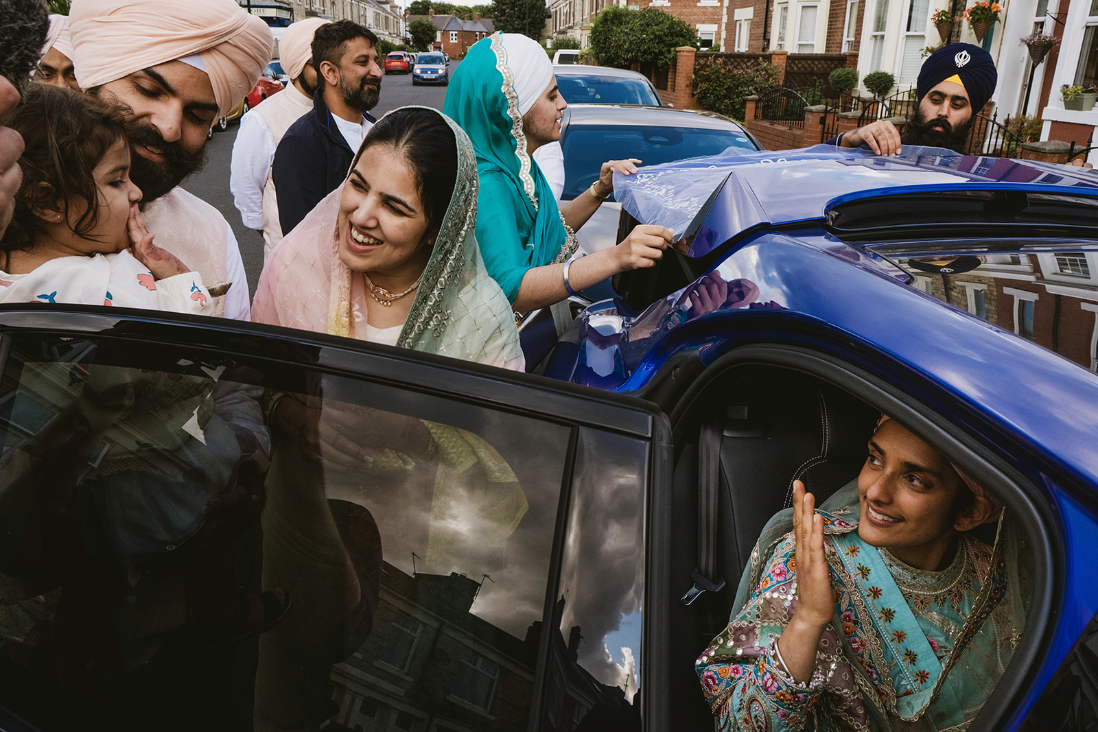 Peaceful, joyful and chaotic moments from a Sikh wedding in Newcastle UK with photographs by York Place Studios