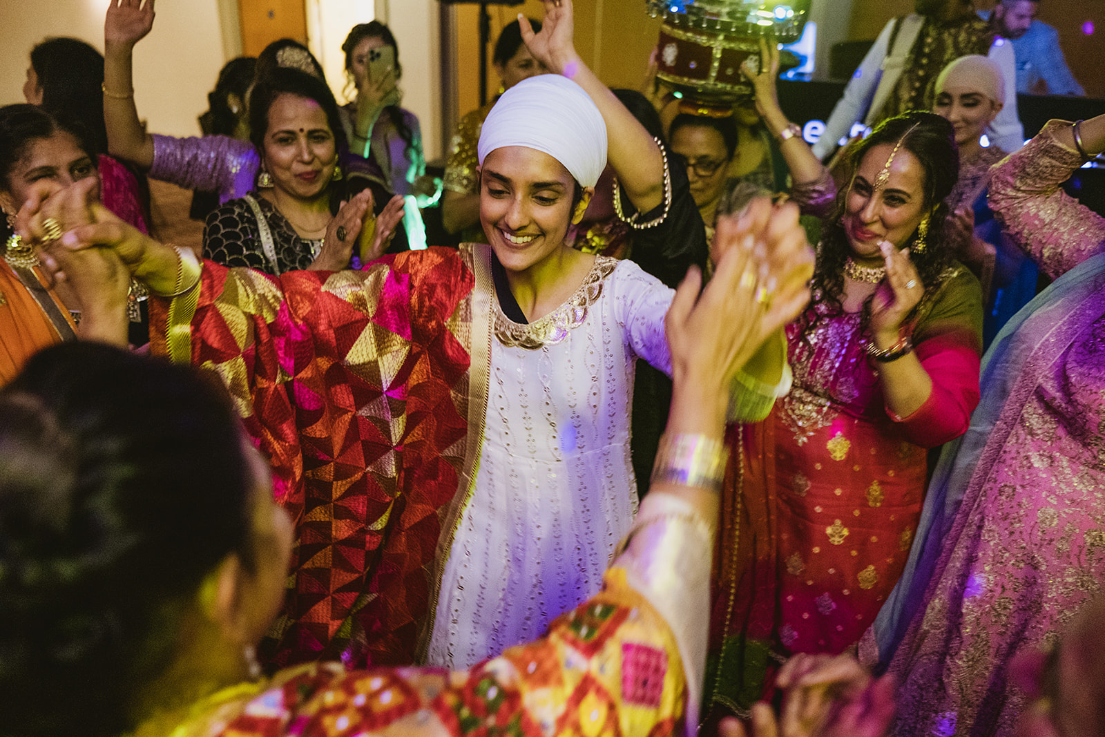 Peaceful, joyful and beautiful heartfelt natural moments from a Sikh wedding in Newcastle UK with photographs by York Place Studios