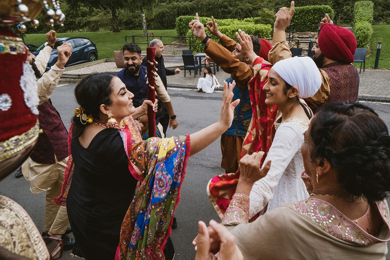 Peaceful, joyful and chaotic moments from a Sikh wedding in Newcastle UK with photographs by York Place Studios