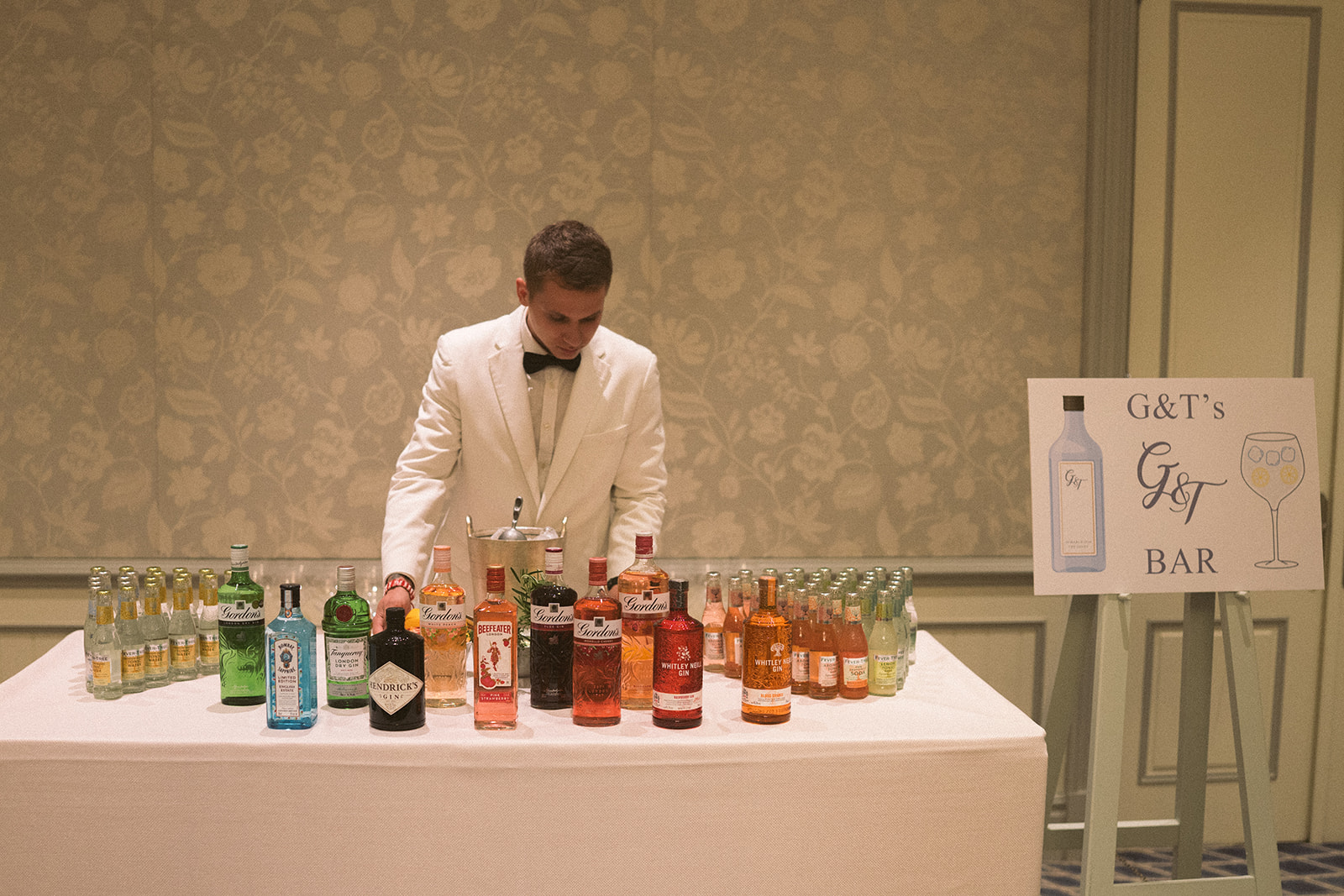 photograph of a luxury wedding at The Savoy in London with romantic floral styling and candlelight by Rachel Takes Pictures with Elegante by Michelle J