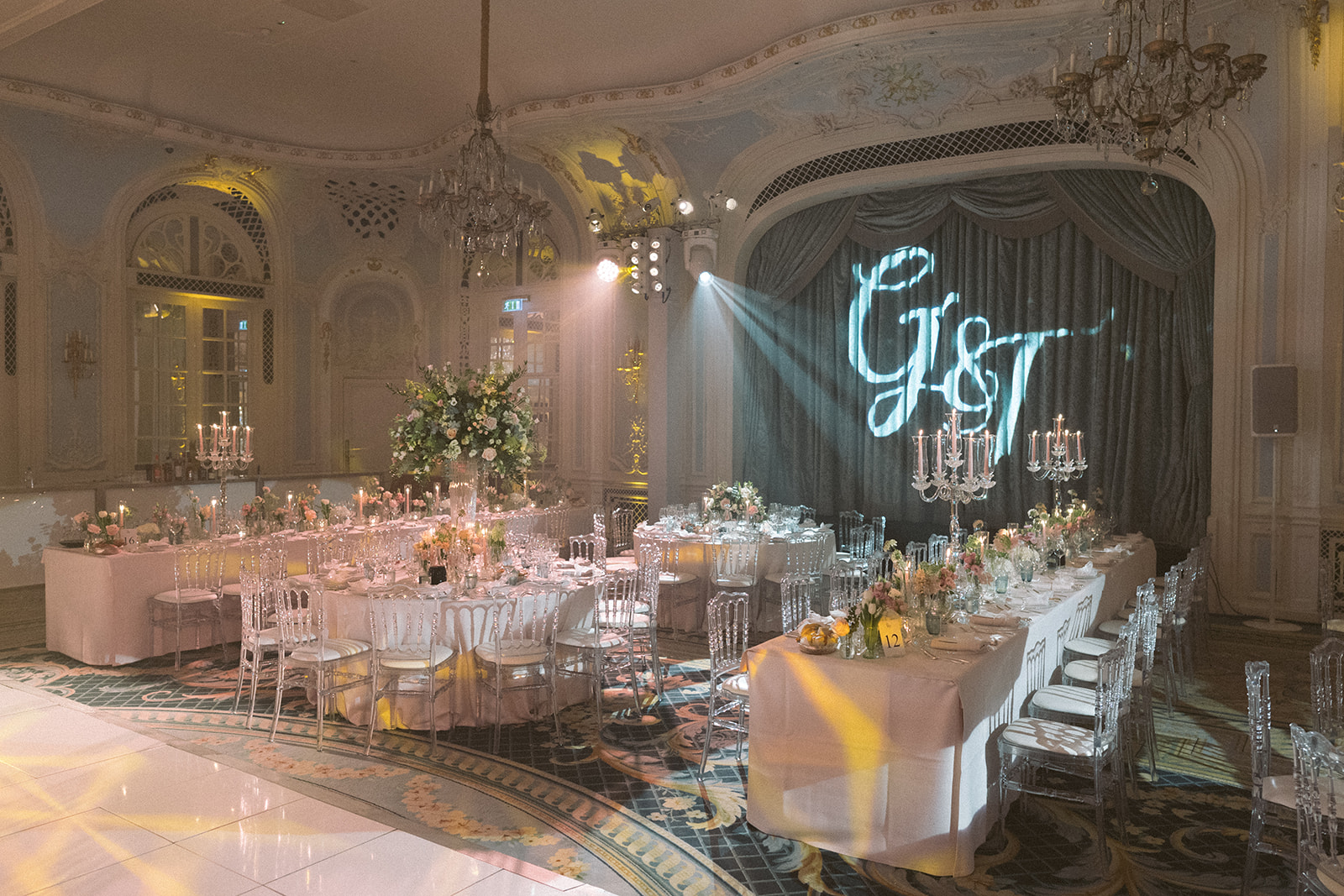 A beautiful luxury wedding at The Savoy for Georgia & Tom, with Elegante by Michelle J