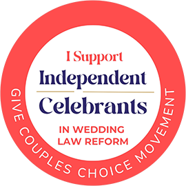 Give Couples Choice Movement supporting independent celebrants in wedding reform England and Wales