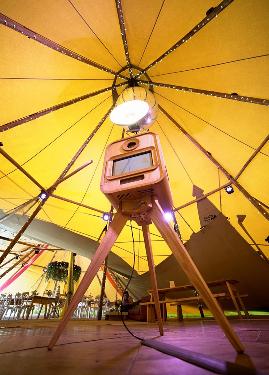 Luxury wedding Photo Booth in a tipi in Kent