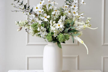 spring meadow floral arrangement by the Faux Flower Company