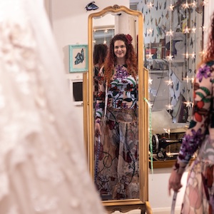 Bespoke bridal veils and dresses by Holly Winter Couture
